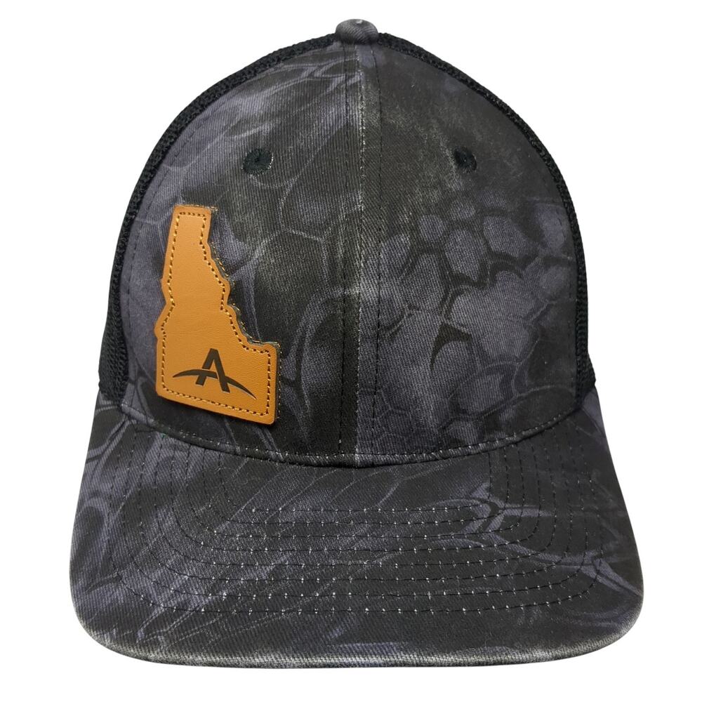 Atlas Snapback Trucker Hat Multicolor One Size Adjustable Mesh Back Camouflage